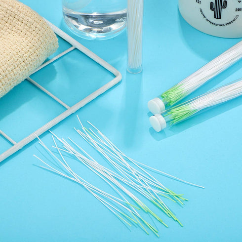 Maitys 180 Pcs Earrings Hole Cleaner, Rose Fragrance Ear Care Kit, Piercing Cleaning Tool for Aftercare