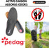 Pedag Plantar Fasciitis Arch Support Insoles, German Made Heat Moldable Shoe Inserts for Women, Medium High Arch