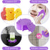 Scratch-Free Multipurpose Dish Sponge, Natural Cellulose Sponges for Makeup Removal and Car Cleaning, 50 Count Purple