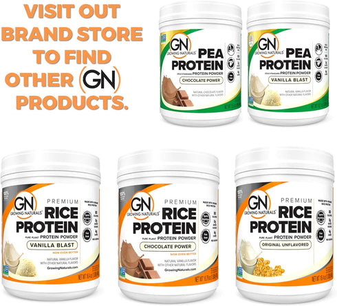 Rice Protein, 16.2 Ounce, Original Unflavored