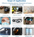 icepac 220 Lens Wipes for Eyeglasses - Pre-Moistened Individual Wrapped Eye Glasses Cleaning Wipes | Glasses Cleaner