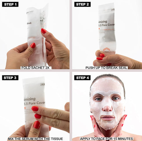 Transparent Pore Reducing Mask, AHA pH5.5 Dermal Shop