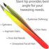 Tweezers - Limited Edition Sherbet Ombre Slant Tip - Best Tweezer for Eyebrow, Facial Hair Removal and your Precision Needs by Zizzili Basics