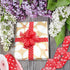 Fabric Ribbons - Red and White Plaid Ribbon for Crafts, 1 Inch Grosgrain Striped Ribbon for Gift Wrapping, 30 Yard