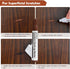 DEWEL Wood Furniture Repair Kit, Upgrade Touch Up Markers with Wax Sticks, 42 Pcs Floor Touch Up Kit for Scratches,