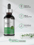 Horbaach Ginkgo Biloba Extract Liquid 2 fl oz, Alcohol-Free Herb Supplement, Vegetarian and Non-GMO
