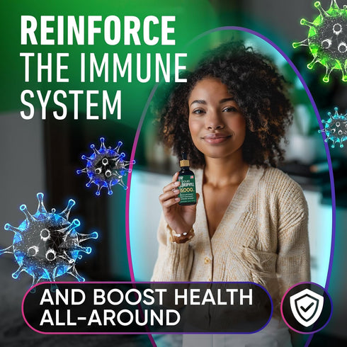 Premium Liquid Chlorophyll Supplement 6000 mg - All-in-One Antioxidant for Immune Boost, Energy & Detox