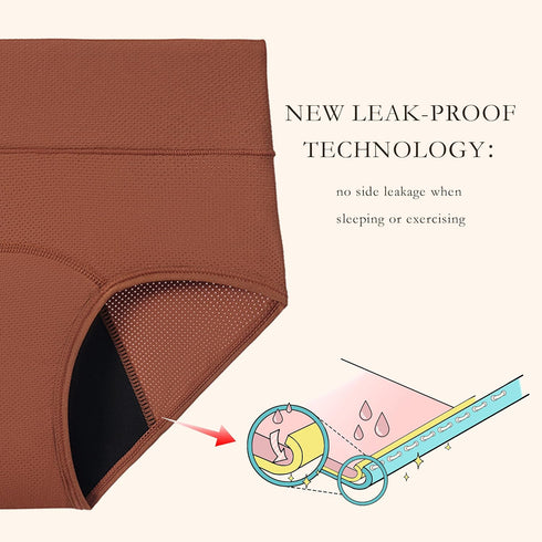 Mordlanka Period Underwear for Women Breathable Menstrual Leakproof Panties