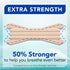 Extra-Strength Nasal Strips, Tan 50 ct | Instant Relief for Nasal Congestion, Stops Snoring, Cold & Allergy