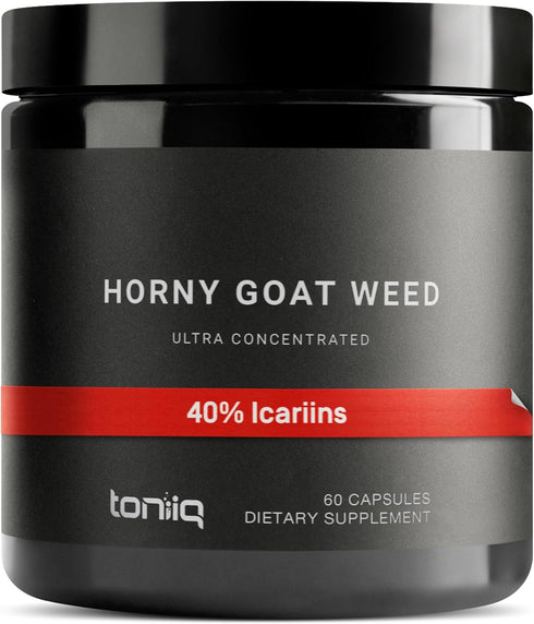 Toniiq Super Strength Horny Goat Weed for Men & Women - Epimedium sagittatum