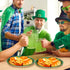 Hushee 100 Count 11 9 Inches St. Patrick's Day Oval Green Paper Plates Platter Bulk x Party Plate Disposable Dinner