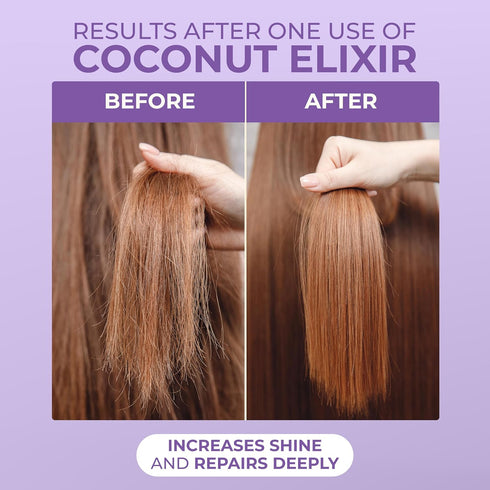 naissant Coconut Oil Hair Treatment | Frizz Control, Heat Protection, 4 Fl Oz