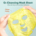 Purederm Deep Purifying Yellow O2 Bubble Mask Turmeric - 5 Pack Bubble Face Sheet Mask for Purifying