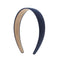 Motique Accessories 1 Inch Wide Suede-Like Headband for Women and Girls, Navy
