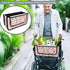 Hechitok Shark Strawberry Walker Bag, Handy Rollator Basket Water Cup Holder, Walker Accessories Storage Bag