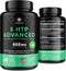 5 HTP Supplement for Mood Support - Made in USA - Natural 5-HTP & L-Tryptophan Capsules for Relaxation, 60 Vegan