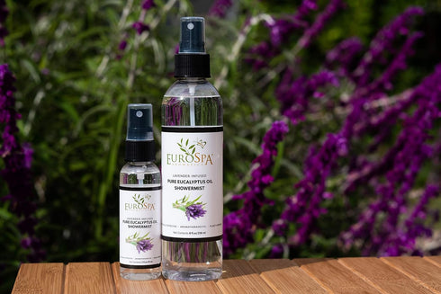 EuroSpa Aromatics Pure Eucalyptus Oil ShowerMist, All-Natural Premium Aromatherapy Essential Oils, 2oz