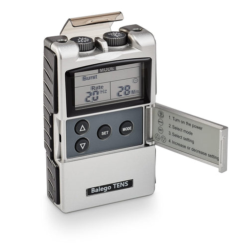 Balego TENS Machine Digital 100mA Edition with Kit, 5 Therapy Modes for Pain Relief