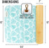 Reusable Paper Towels, 15 Pieces Pack of Washable & Paperless Towels, 100% Cotton, Highly Absorbent for Kitchen