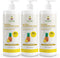 Fuwa3e Pineapple Enzyme Natural Dish Soap, Tropical Pineapple Scent, 16.9oz 3 Pack