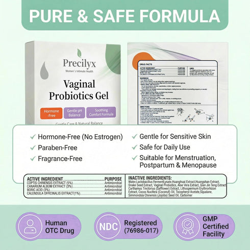 Moisturizer,7 Vaginal Probiotics Intimate Care Gel for Women with Boric Acid Odor Control,Itch Relief & pH Balance