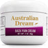 Australian Dream Back Pain Cream 2 oz - Soothing, Non-Greasy Relief for Neck, Body, Muscle Aches, or Back Pain