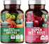 Number One Nutrition N1N Premium Organic Superfood Greens and Beet Root Tablets, 120 Tablets
