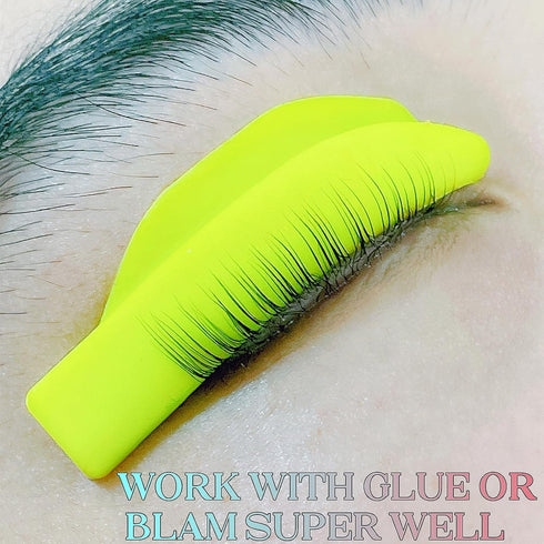 Lash Perm Rods: Silicone Lash Lift Pads, Eyelash Perm Curler Makeup Tools with Reusable Eye Patch & Ribbon (Colorful)