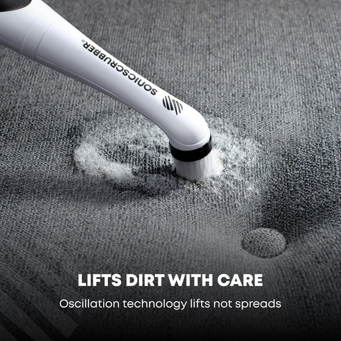 SonicScrubber Household Cleaning Brush Power Scrubber - Electric Spin Scrubber Brush for Home, Kitchen & Bathroom