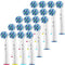 Replacement Brush Heads for Oral B, Pack of 20 Cross Generic Electric Toothbrush Heads Compatible