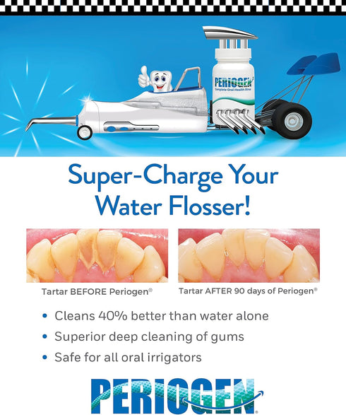 New PeriogenPro Oral Rinse - Prevents & Reduces Tartar Buildup, Professional Strength, Hint of Mint Flavor, 3 oz