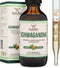 Double Wood Ashwagandha Organic Drops for Stress Relief (1,200mg, 60 Servings) - Adrenal Support, Cortisol Manager