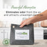 Moso Natural Air Purifying Bag Large 600g (21oz) A Premium Scent Free Bamboo Charcoal Odor Absorber. Kitchen, Bedroom, Basement, Large Room. Luxury Stand Up Design. Two Year Lifespan.