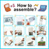 Set 100Pcs YC1431 Azbuk Surprise Money Box Gift Pull - Happy Birthday Money Box for Cash Gift Included Transparent