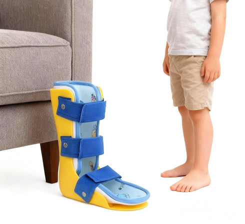 RousuMedi Pediatric AFO Kids Ankle Foot Brace Drop Foot Splint for Child Toddler Ankle Foot Orthosis Night Splint