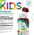 Probiotic Gummies for Kids Plus Prebiotics Fiber - 2 Billion CFUs - Chewable Probiotic Berry Flavored Gummy