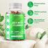 Vitamatic Irish Sea Moss Gummies – 3000mg Equivalent Per Serving, 60 Ct Supplement with Bladderwrack & Burdock Root for