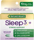 Nature's Bounty Sleep + Stress Support, Sleep3 Maximum Strength 100% Drug Free