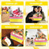 Moonld 5 Pcs Teacher Appreciation Gifts Pencil Empty Gift Basket with Handle Cardboard Gift Baskets Market Tray Pencil