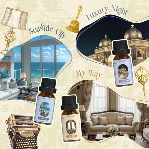 Set, Set Soulorigin Hotel Fragrance Oils Essential Oil Gift for Diffuser, Hotel Scent Diffuser Oil, Diffuser Scents Oil
