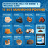 Immunity, 60 B BEWORTHS Mushroom Coffee Powder with Ashwagandha, L-theanine, Lion's Mane, Reishi, Chaga, Cordyceps