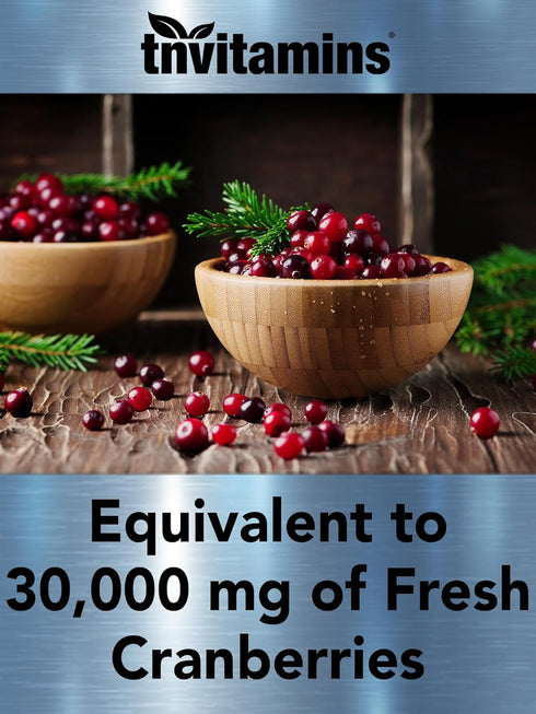 Cranberry Pills for Women & Men (30,000 MG - 90 Capsules) | Supports Urinary Tract Health
