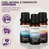 Set 3-Pack 10ml Brookstone Essential Oil Blends Sleep Collection | Organic Essential Oil for Aromatherapy Diffuser
