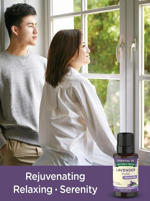 Nature's Truth Aromatherapy Pure Essential Oil, Lavender, 0.51 Fluid Ounce