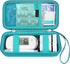 Canboc Diabetic Supplies Case, Organizer for Glucose Meter, Lancing Device, Blood Sugar Test Strips, Turquoise