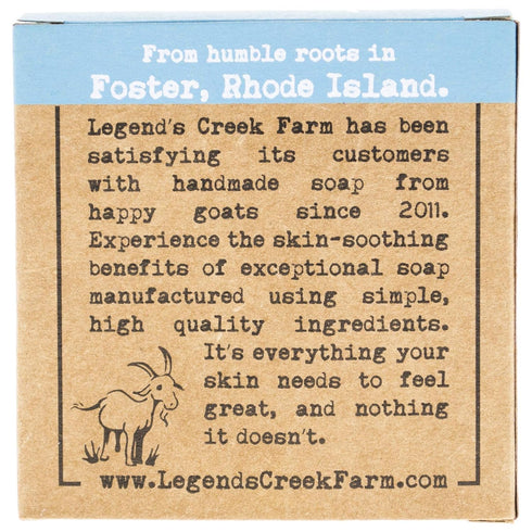 Legend's Creek Farm Goat Milk Soap - 5 Oz Cleansing Moisturizing Bar for Hands and Body (Sweetwater, Pack of 1)