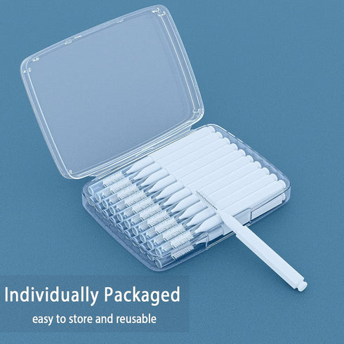 Shower Head Cleaning Brush, Multifunctional Tool for Anti-Clogging Nozzle, Showerhead Cleaning Picks, White