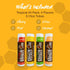 Nature's Bees Cocoa Butter Lip Balm, Lip Care for Dry Lips, 0.15 oz Each, 4 Flavors, 24 Pack