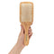 Wooden Bristle Paddle Hair Brush - 10.25" Length, 3.5" Width - Eco Friendly Wood Handle