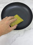 6 Pieces Non-Scratch Scrub Sponges Pads, Heavy Duty Cleaning Scrub Sponge, Multi-Use Dish Wash Sponge - Gold